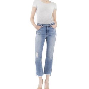 Anthropologie Distressed Kick Flare Jeans Size 10